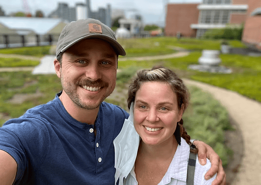Acquisition-standing on Howlett Hall Living Roof